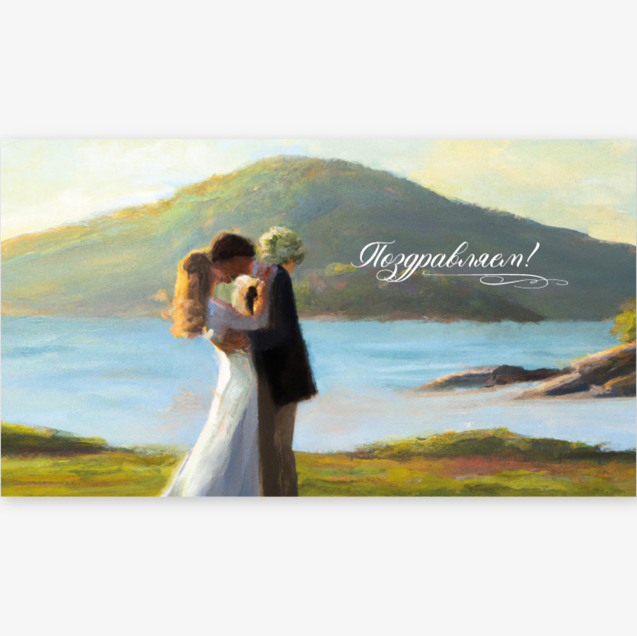 

0200.115 Конверт для денег Евро Свадебный Поздравляем! (уни)