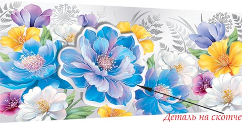 

4-17-272 Конверт для денег Евро Цветы (жен) Без текста Фольга