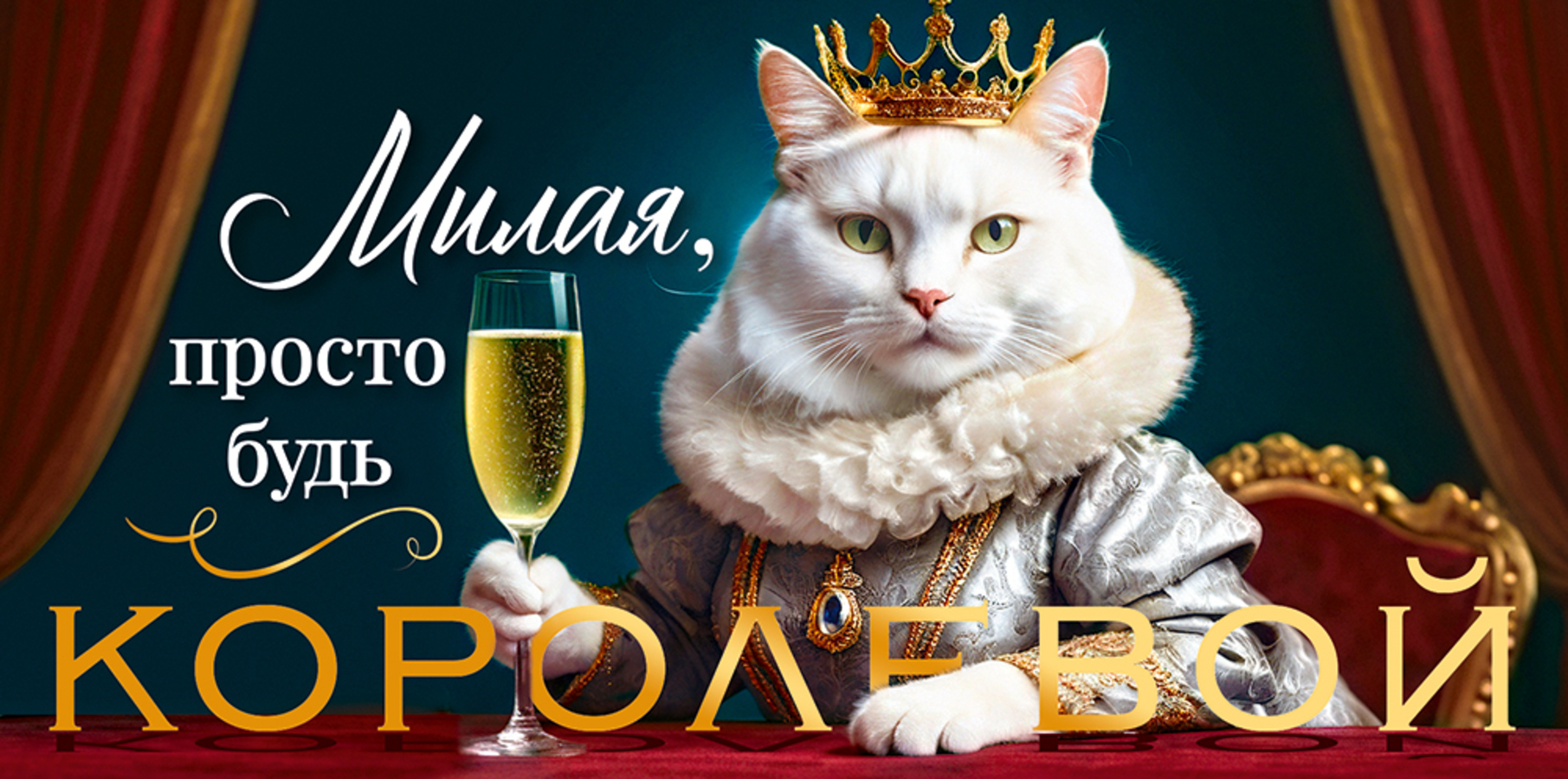 

9.0000086 Конверт для денег Евро Милая, просто будь королевой (жен) С текстом Лак
