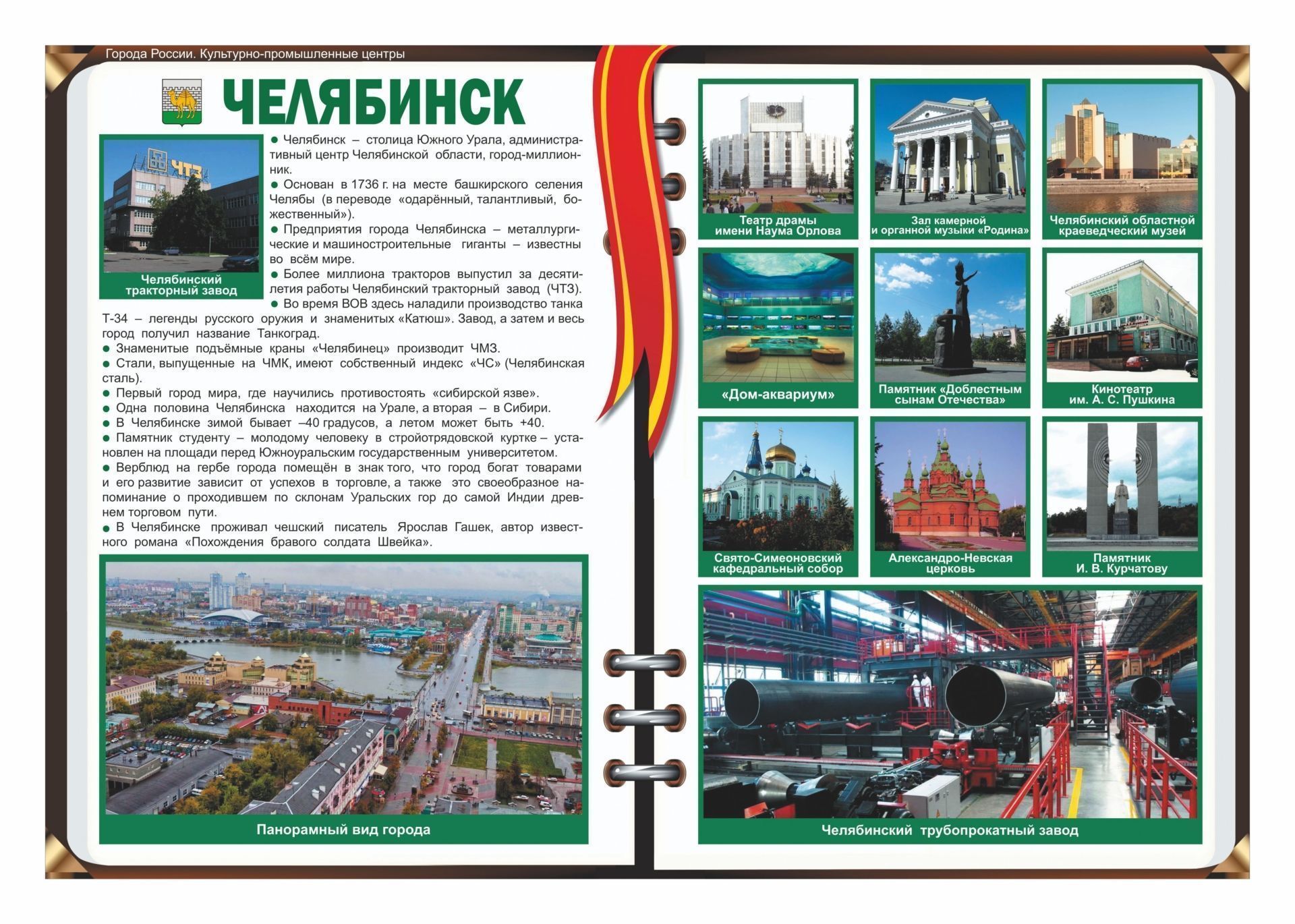 

КПЛ-162/7 Плакат А3 Челябинск - столица Южного Урала