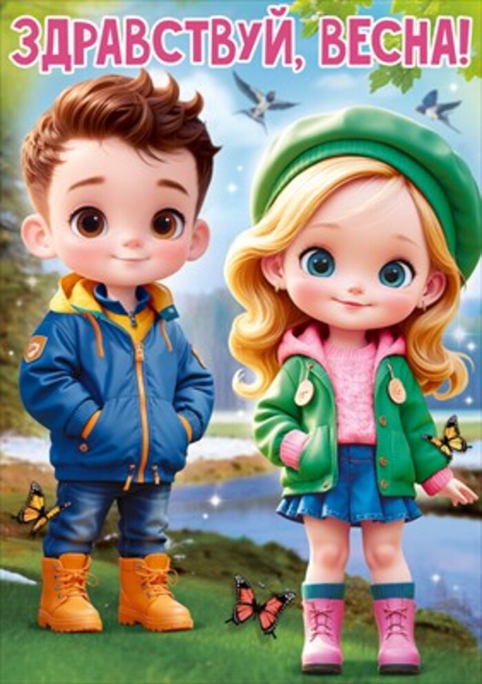 90000128 Плакат А3 Здравствуй Весна уни 63₽