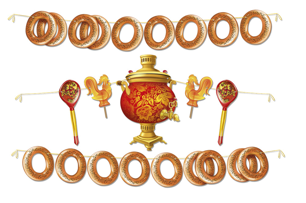 5408100 Гирлянда Традиционные угощения 35м уни 256₽