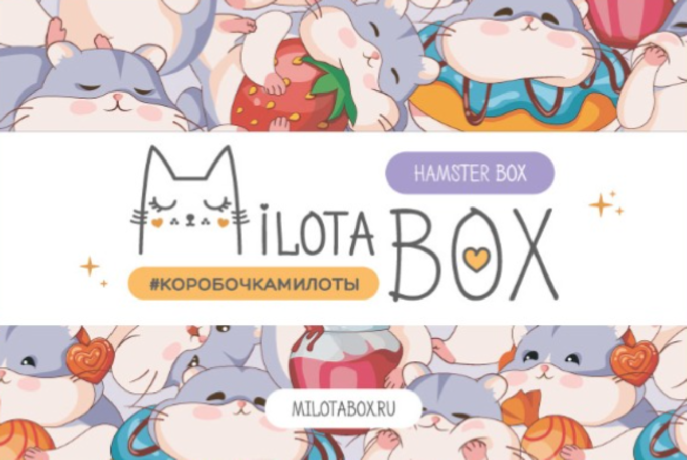 

MilotaBox Hamster Box коробочка с сюрпризом ILIKEGIFT MB132