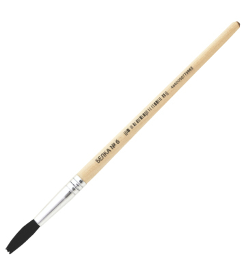 

Кисть белка №6 круглая имитация CULLINAN БЖ-06