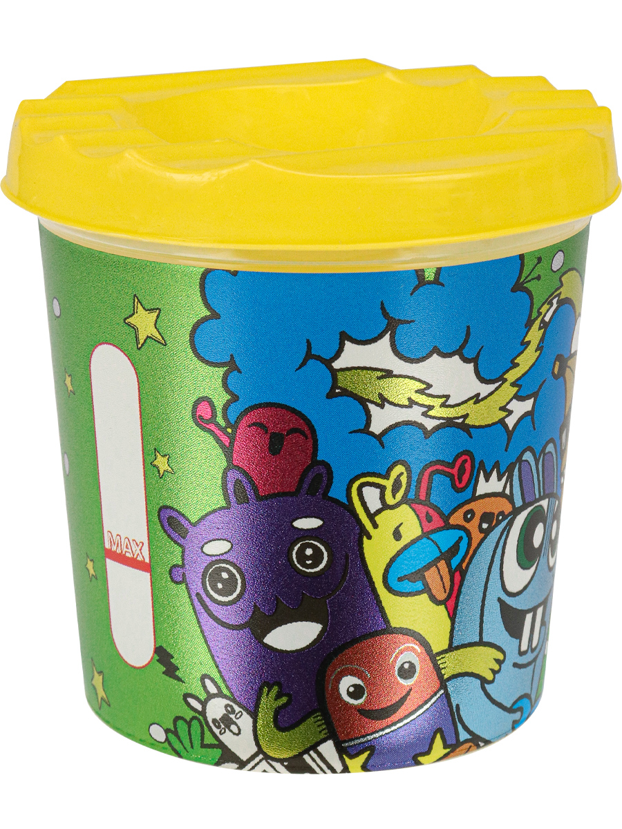 

Стакан-непроливайка одно отделение с принтом Сказочные друзья-2 непрозрачный PROF-PRESS С-8172