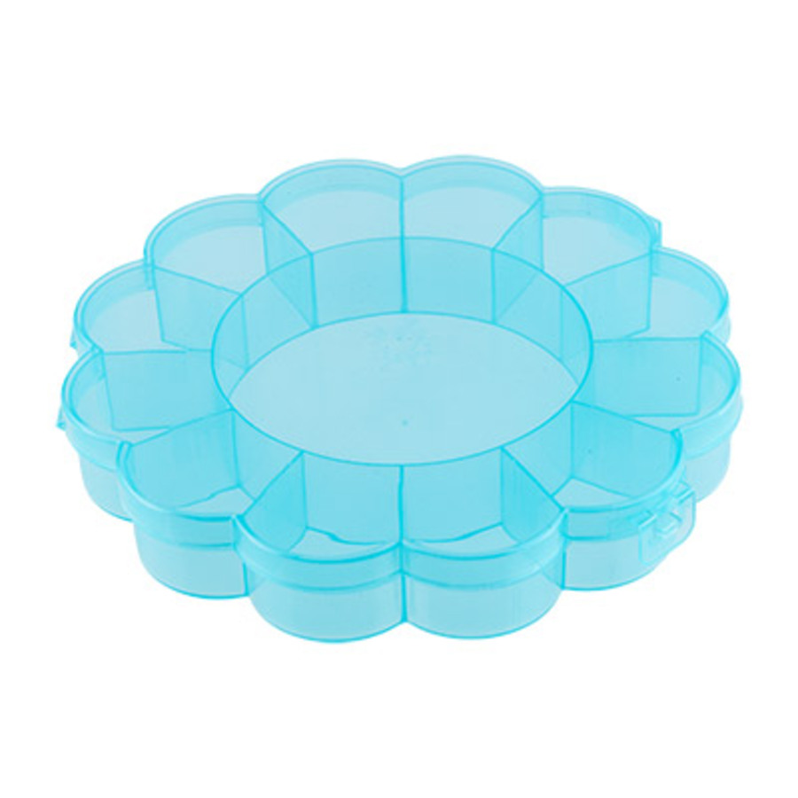 

Контейнер 13отд. пластик голубой ГАММА OM-013