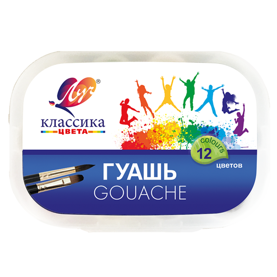

Гуашь 12цв 20мл Классика пласт.пенал ЛУЧ 33с 2175-08
