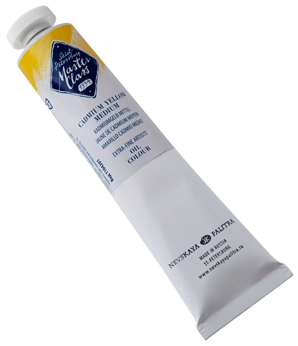 Краски масляные 1цв 46мл туба кадмий желтый средний МАСТЕР КЛАСС 1104201 551₽