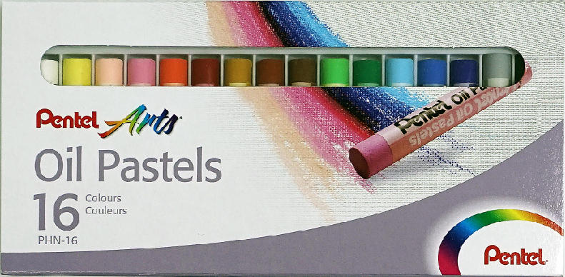

Пастель масляная 16цв к/к Pentel PHN-16U