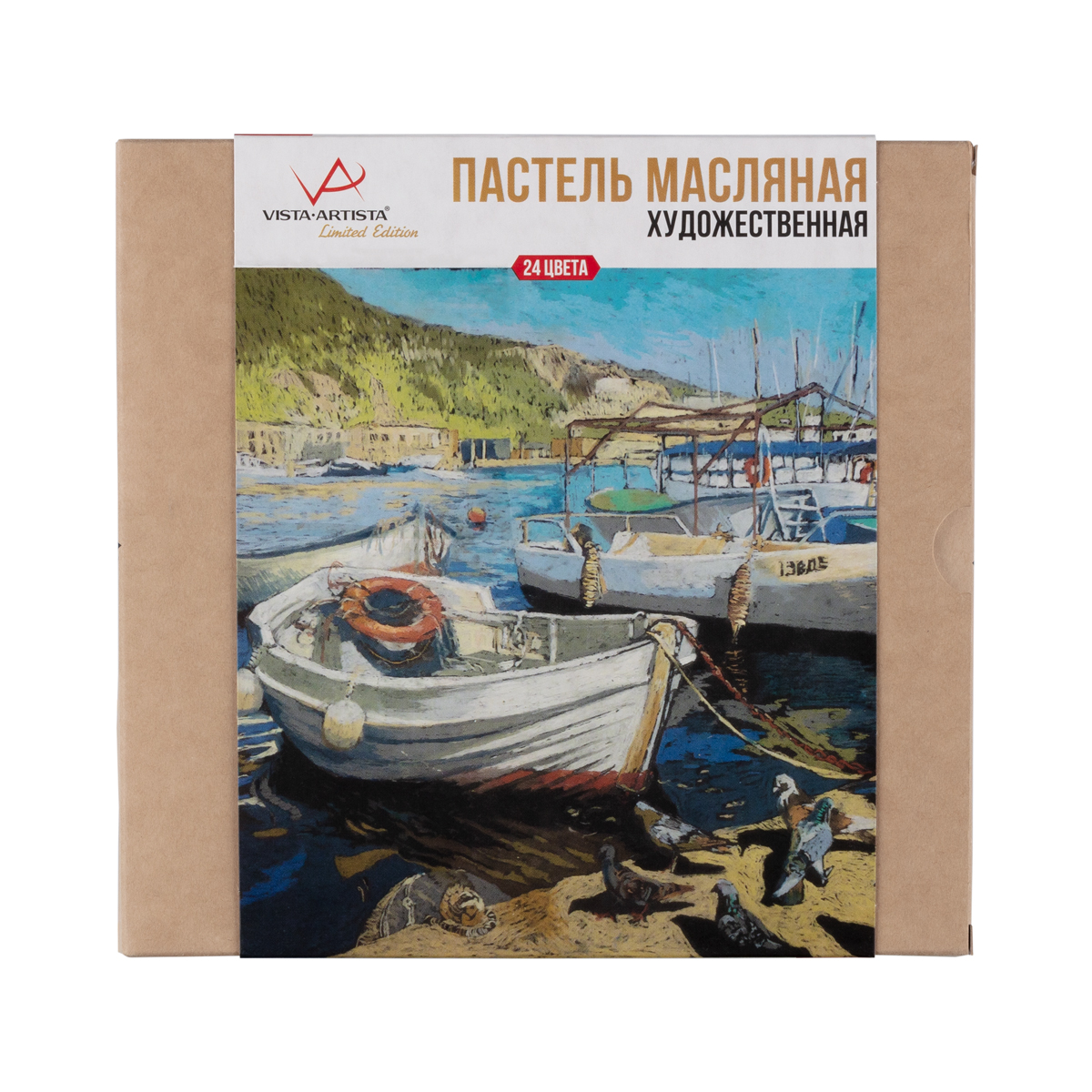 Пастель масляная 24цв картуп VISTA-ARTISTA VAOPL-24 369₽