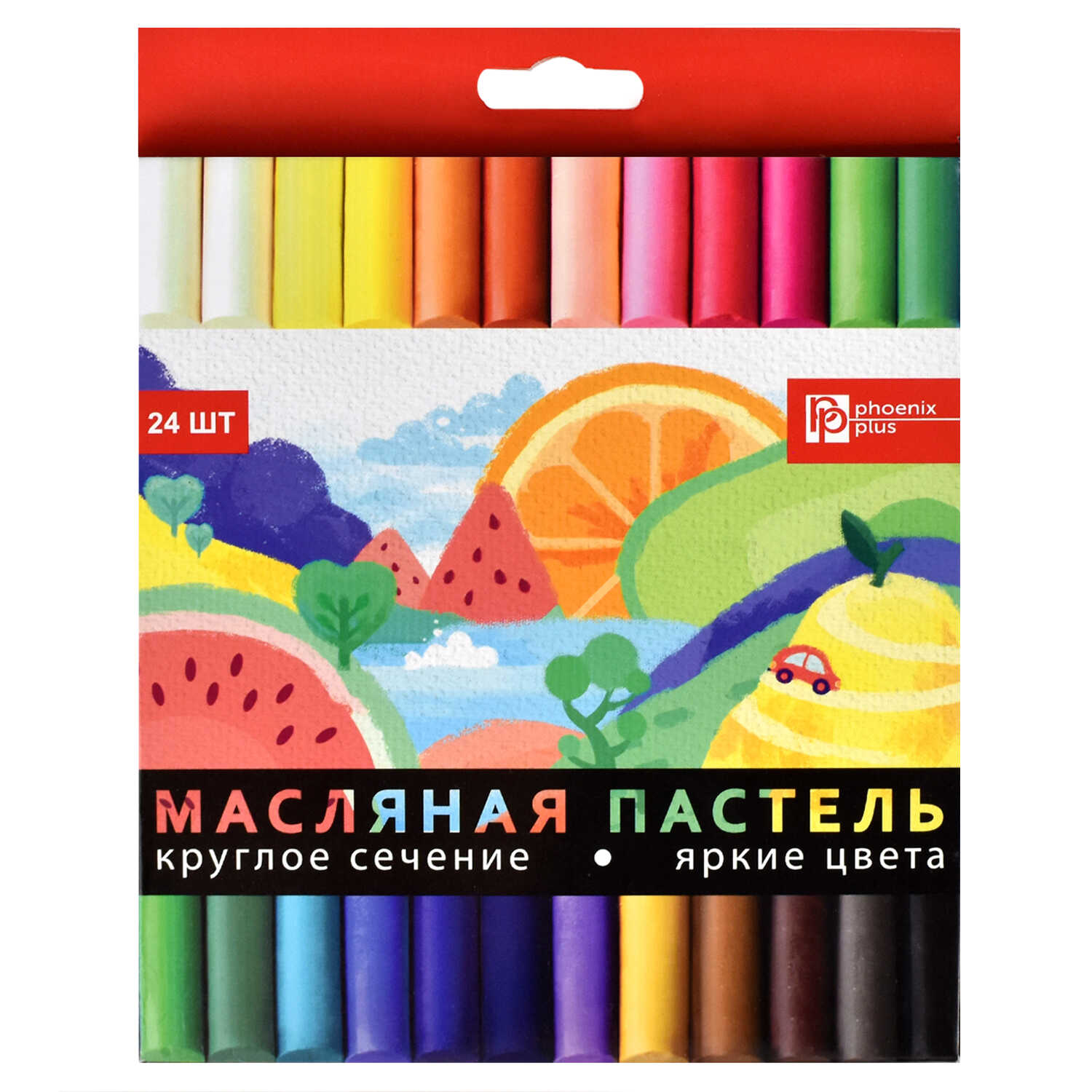 

Пастель масляная 24цв Фрукты карт.уп. ФЕНИКС+ 59086