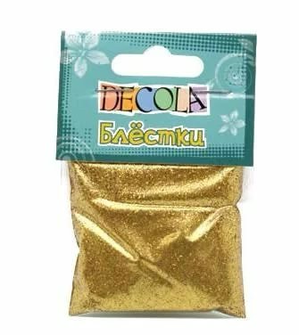 

Блестки 0,1мм золото ДЕКОЛА DECOLA W041-205-0,1