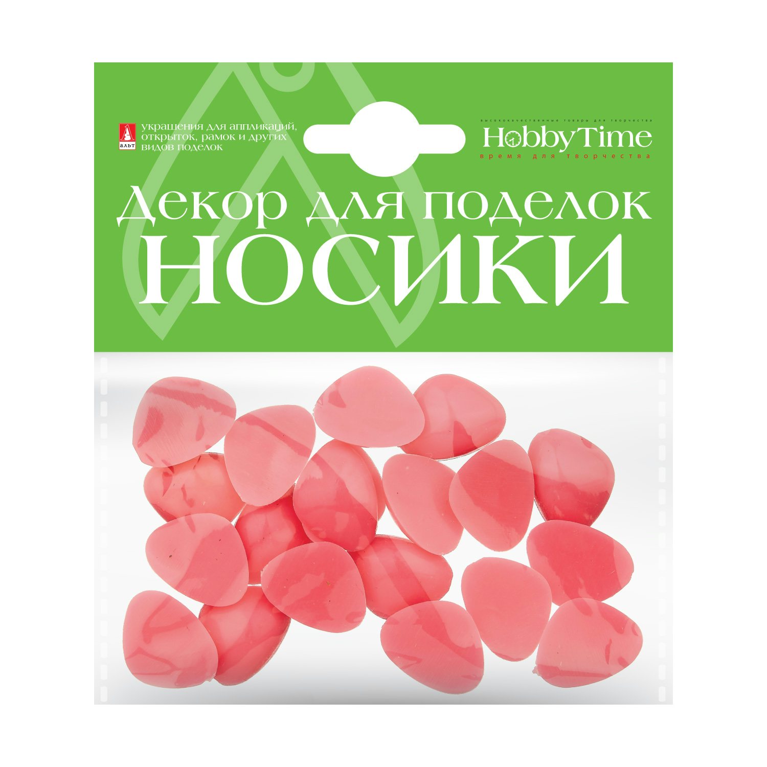 

Набор д/твор. Носики розов. 20мм*15мм Hobby Time Альт 2-529/02