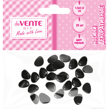 Набор дтвор Носики черные 15мм20мм 20шт deVENTE 8001920 универсальный 60₽