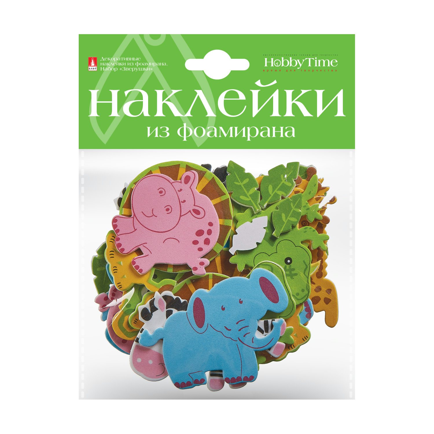 

Наклейки из фоамирана Зверушки №12 Hobby Time Альт 2-546/08