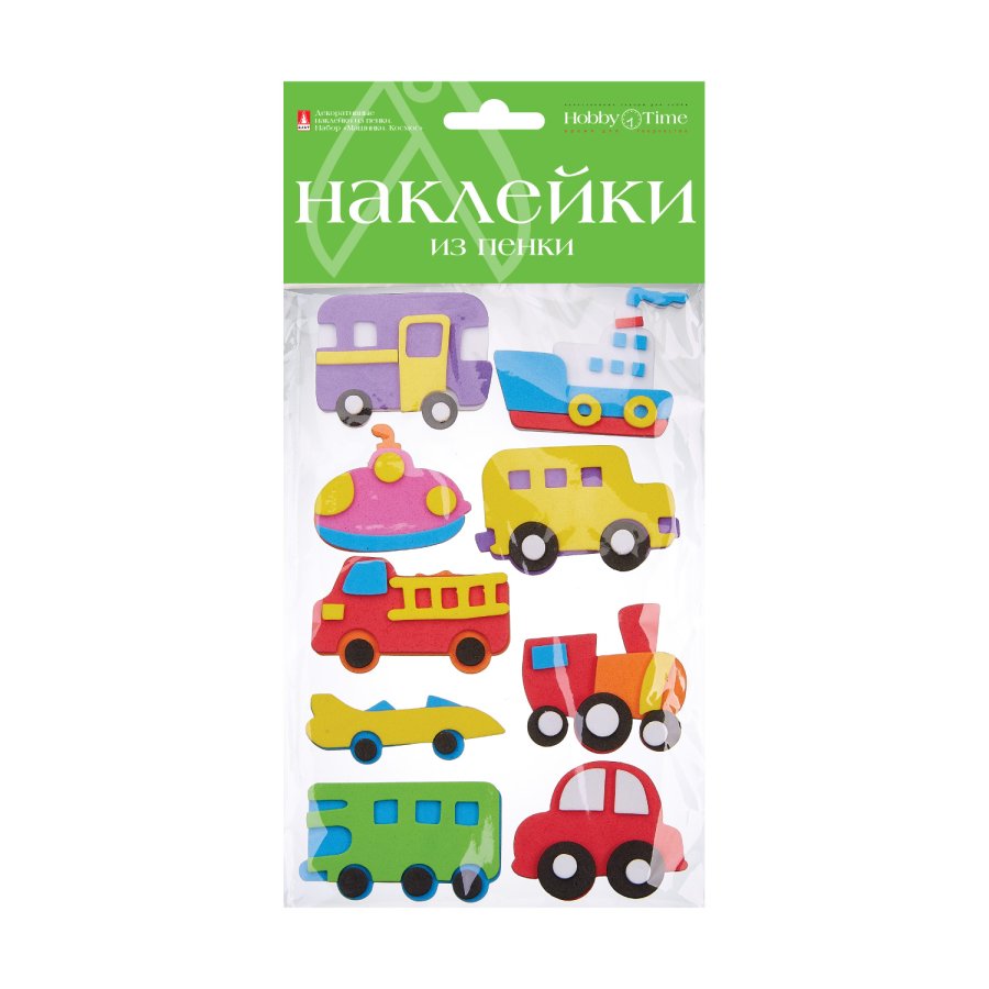 

Набор для декора из фоамирана Машинки.Космос набор №5 ассорти HOBBY TIME 2-546/01