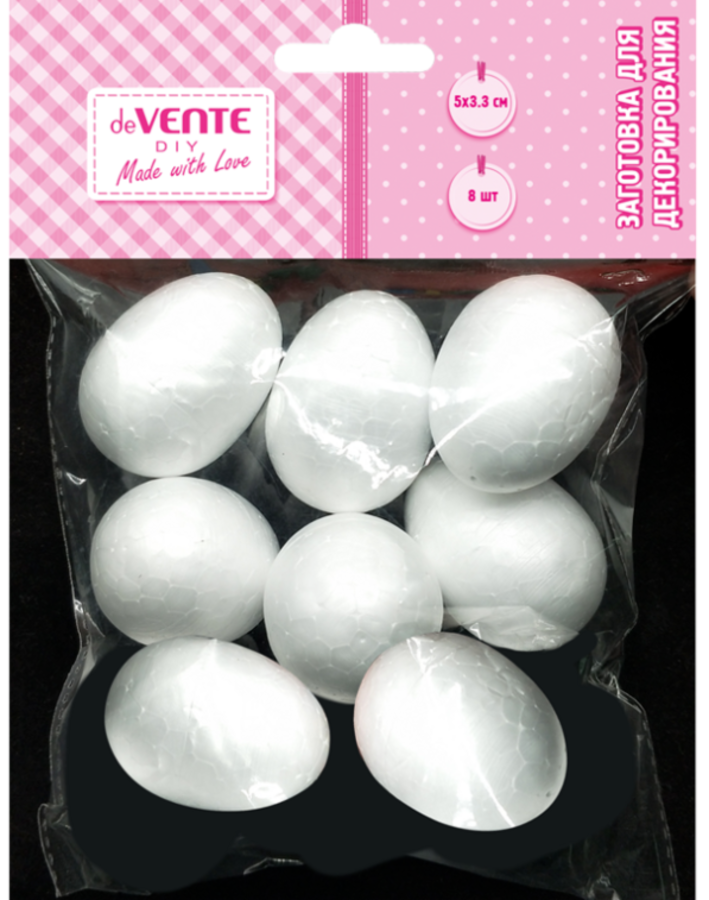 Заготовка Эллипсы из пенополистирола в плпакете 8шт deVENTE 8003909 86₽