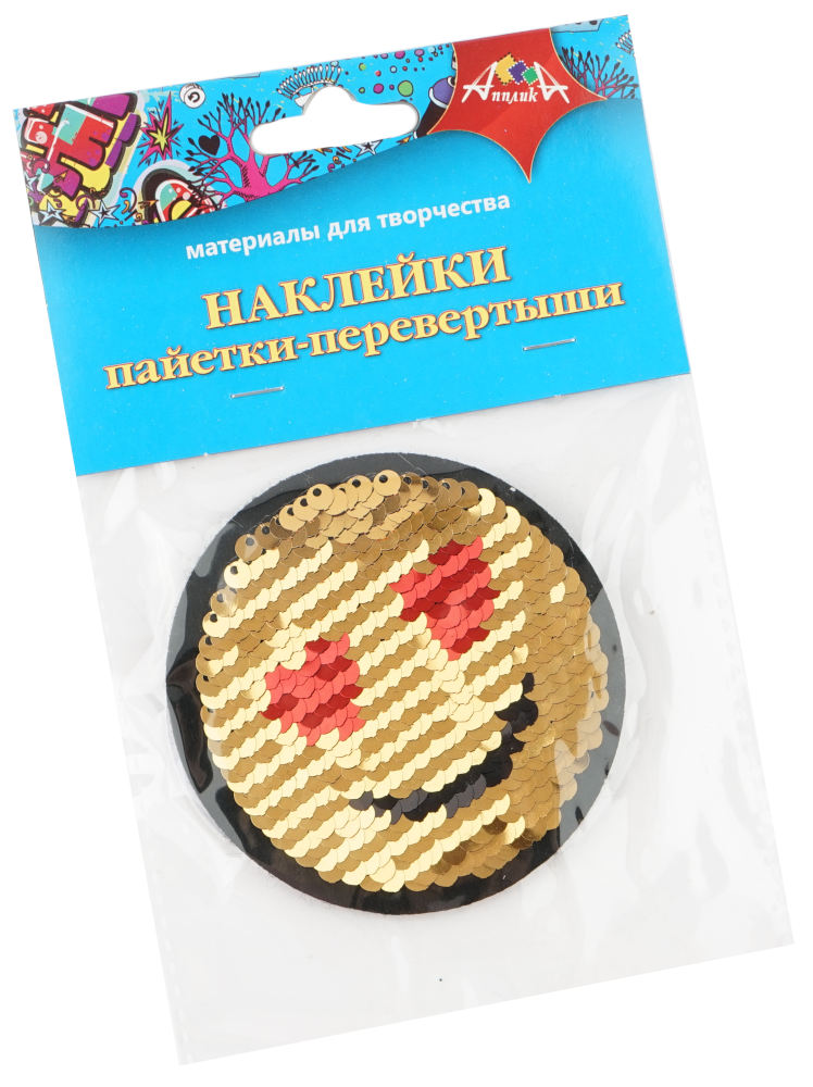 

Набор для декора Наклейки пайетки-перевертыши Смайлик-1 КТС-про С3304-02