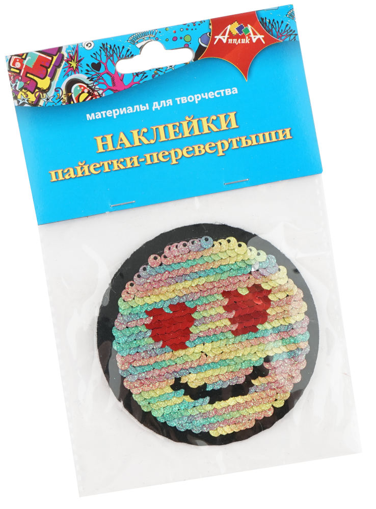 

Набор для декора Наклейки пайетки-перевертыши Смайлик-2 КТС-про С3304-03