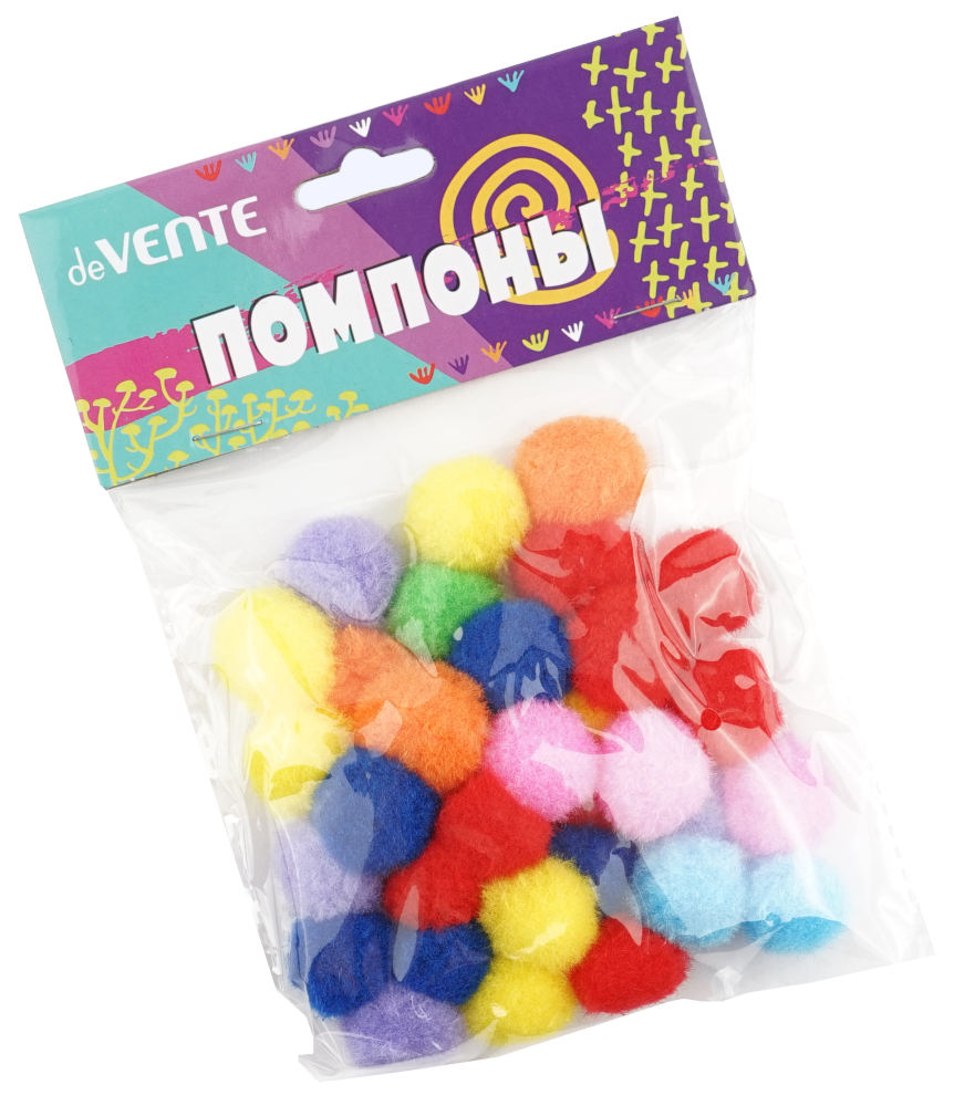 

Набор д/твор. Помпоны 20мм 30шт deVENTE 8000801