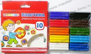 Пластика 10цв 200гр Цветик картуп ЗХК 3441070 574₽