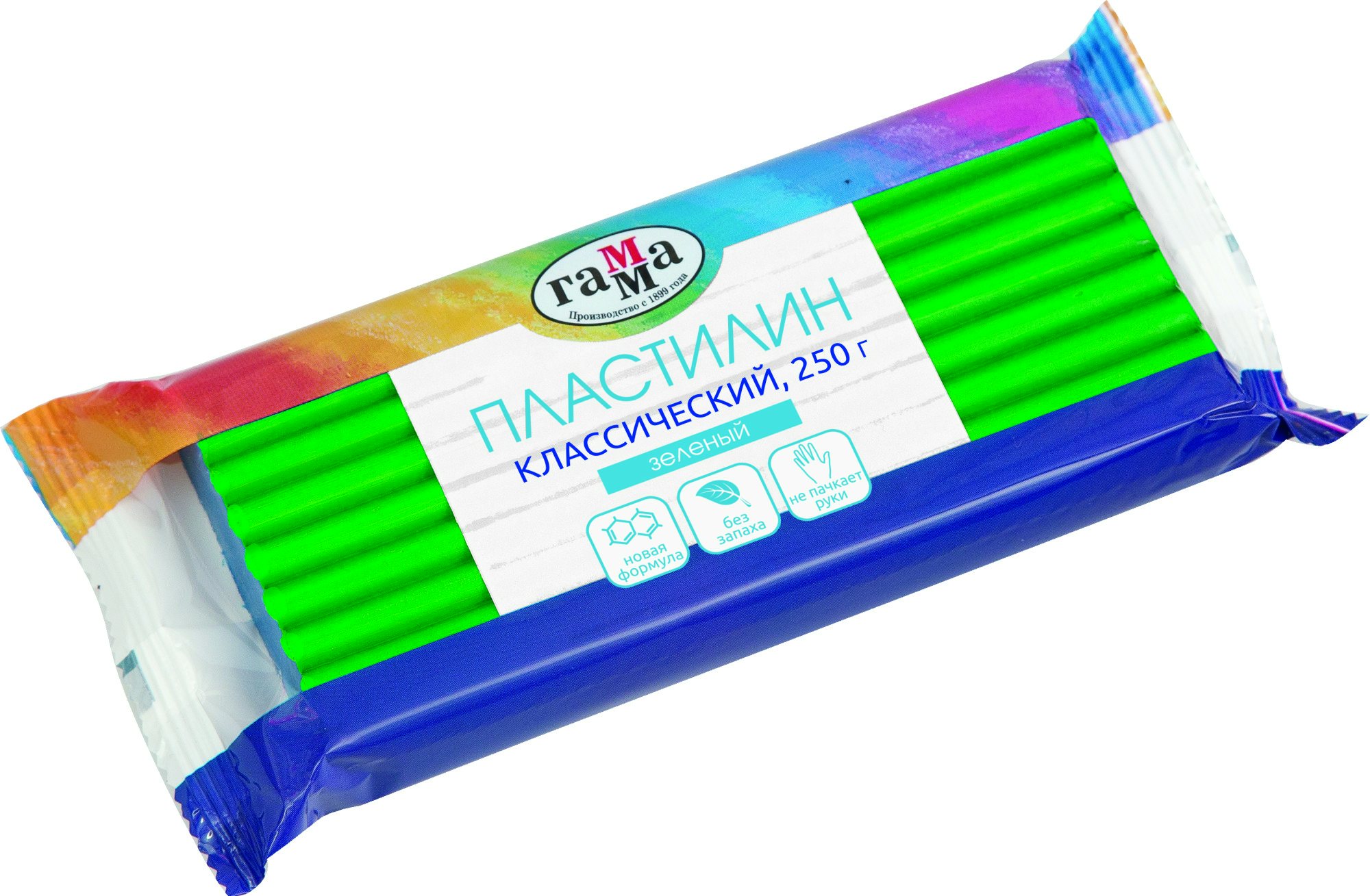 

Пластилин 250гр. Классический зеленый Гамма 270818_04
