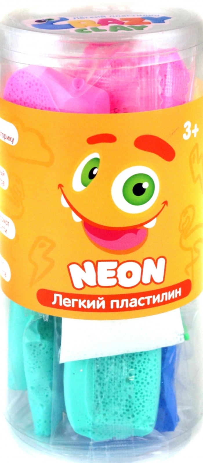 

Пластилин легкий Neon mini набор