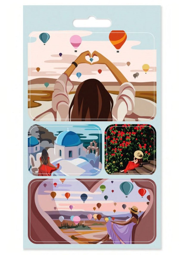 

16403 Наклейки А5 Wonderful world (жен)