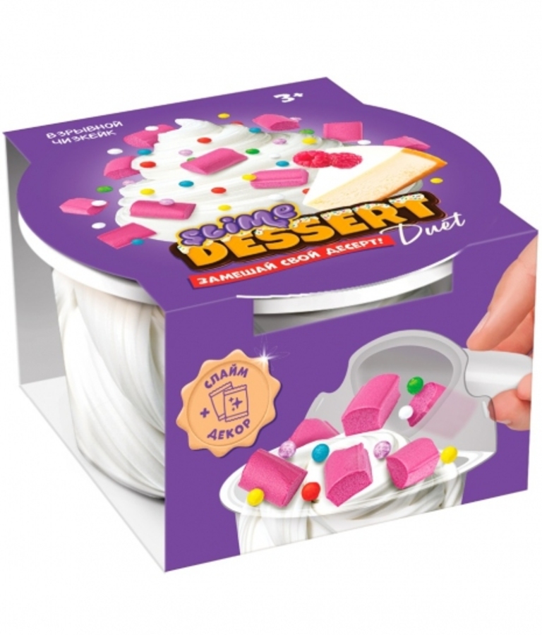 Слайм Slime dessert DUET взрывной чизкейк 383₽
