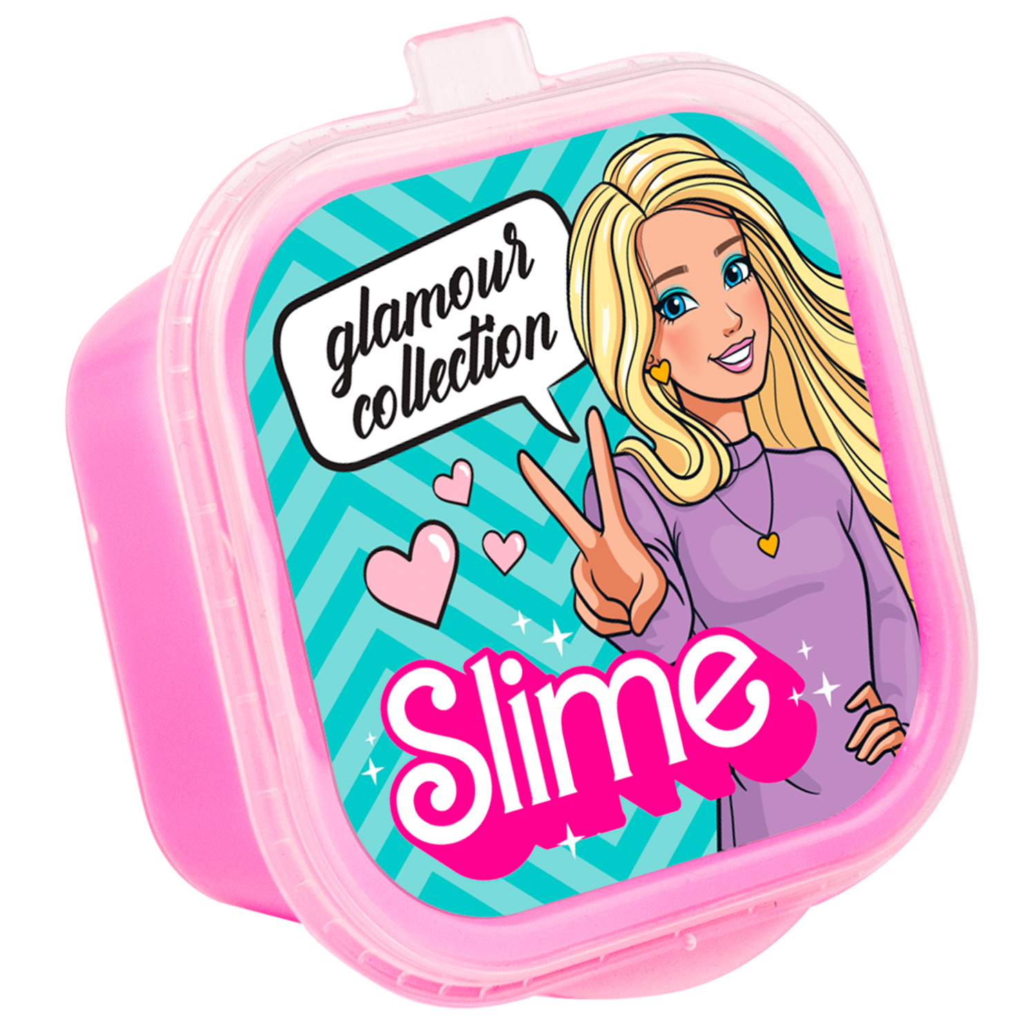 

Игрушка для детей старше трех лет модели "Slime" с товарным знаком "Slime", Glamour collection, розо