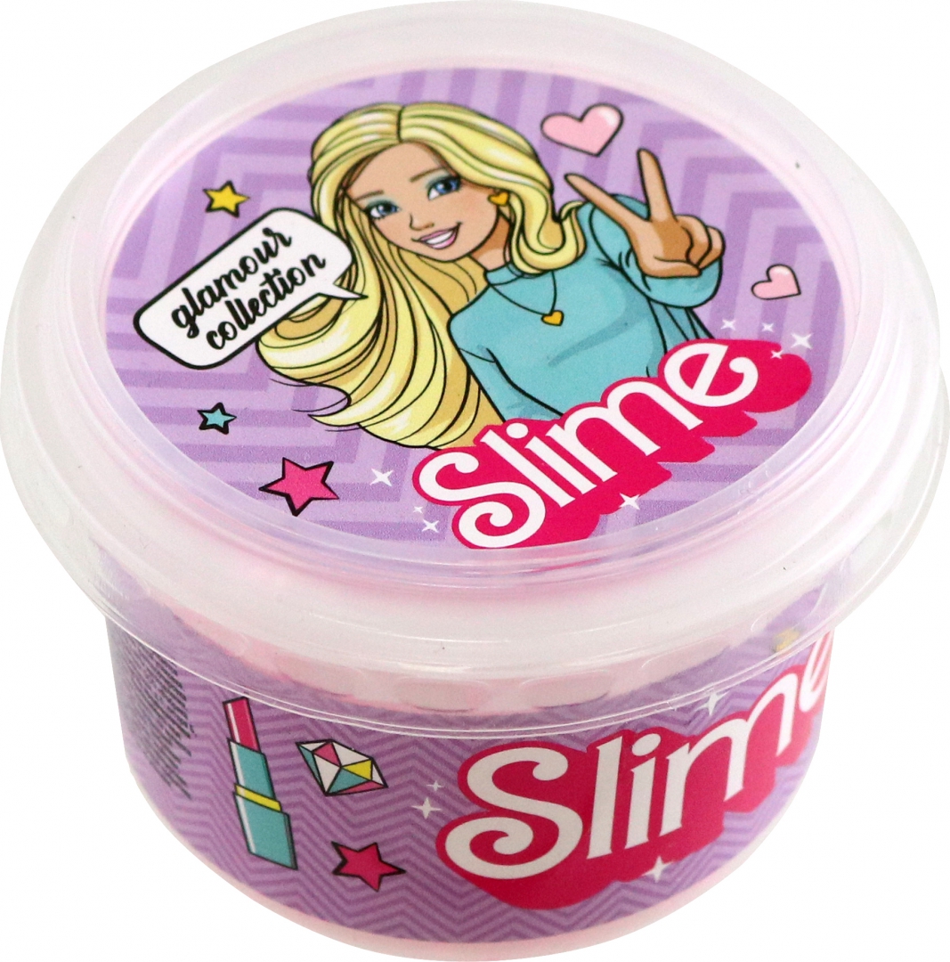 

Слайм Glamour collection crunch белый