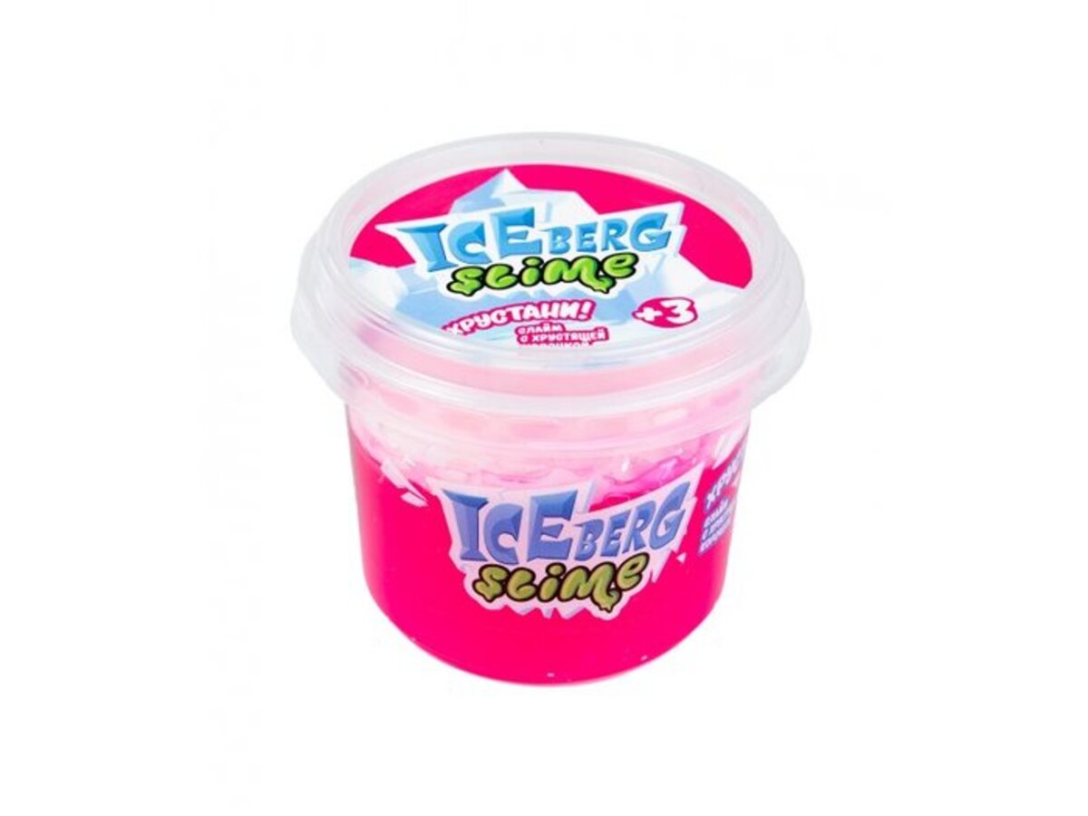 

Слайм Slime Iceberg розовый