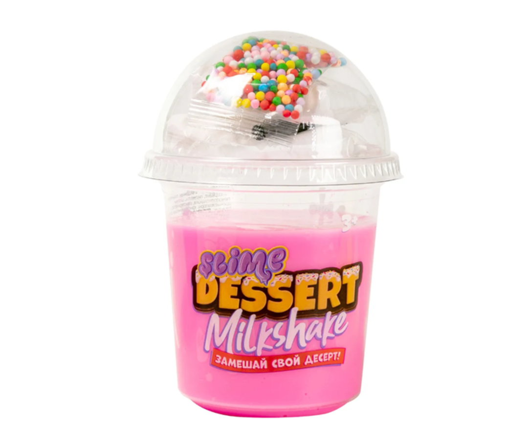 

Слайм Slime dessert Milkshake розовый Slime SLM136