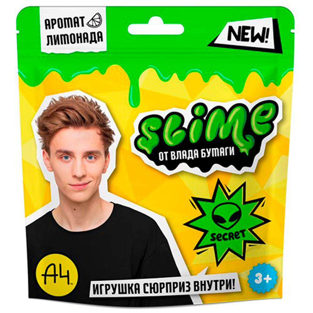 

Слайм Влад А4 Slime зеленый Slime SLM056