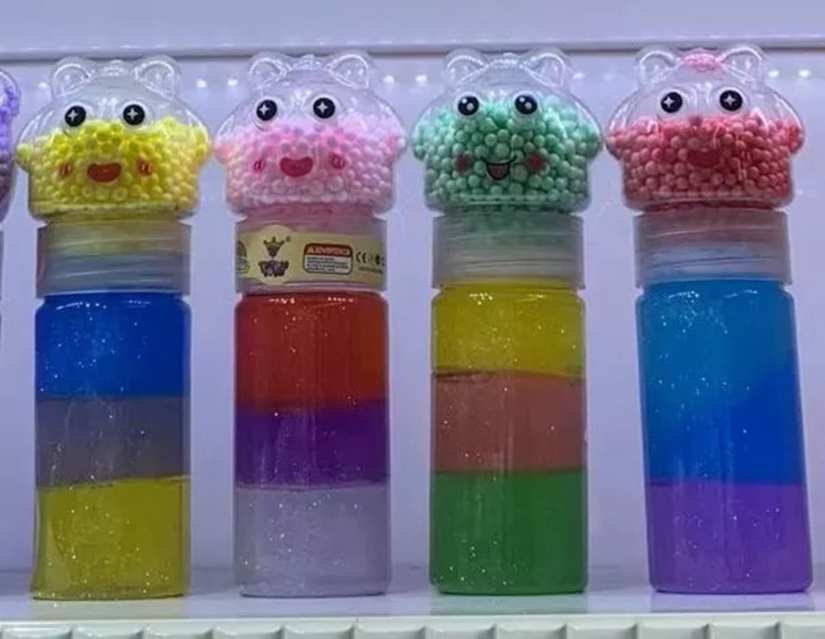 

Лизун-Слайм Чуча с шариками 18см 250г ассорти