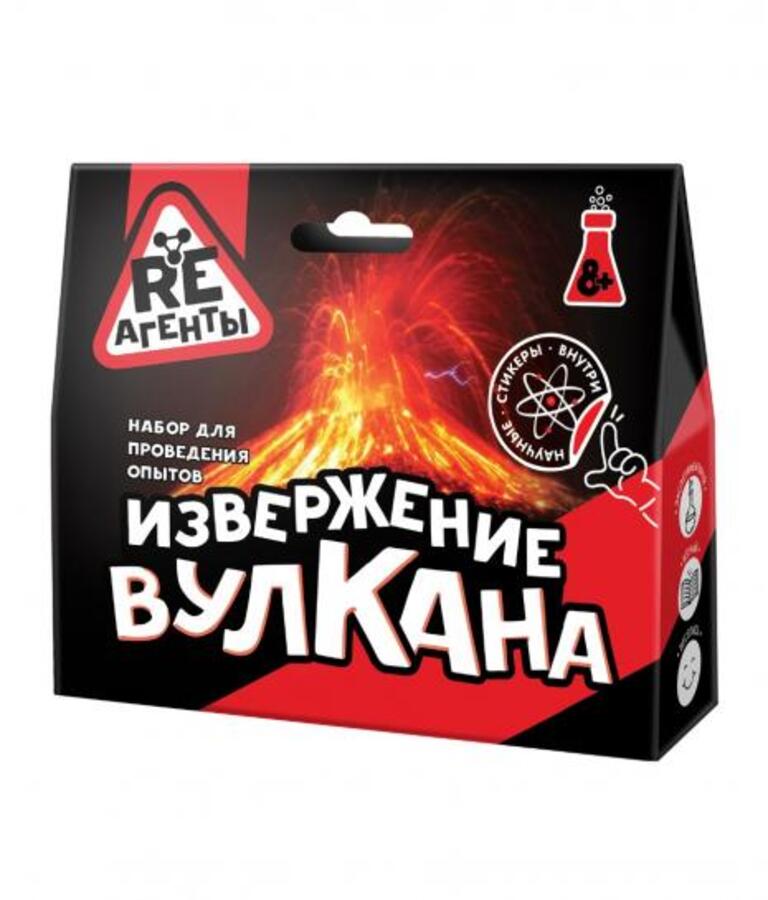 

Научно-познавательный набор Извержение вулкана Красный Re-Агенты EX002T