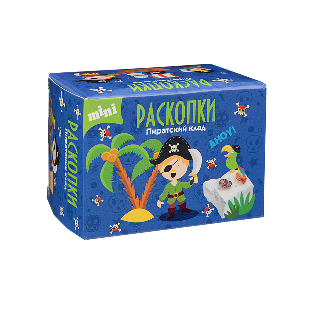 

Мини набор для проведения раскопок "Пиратский клад"