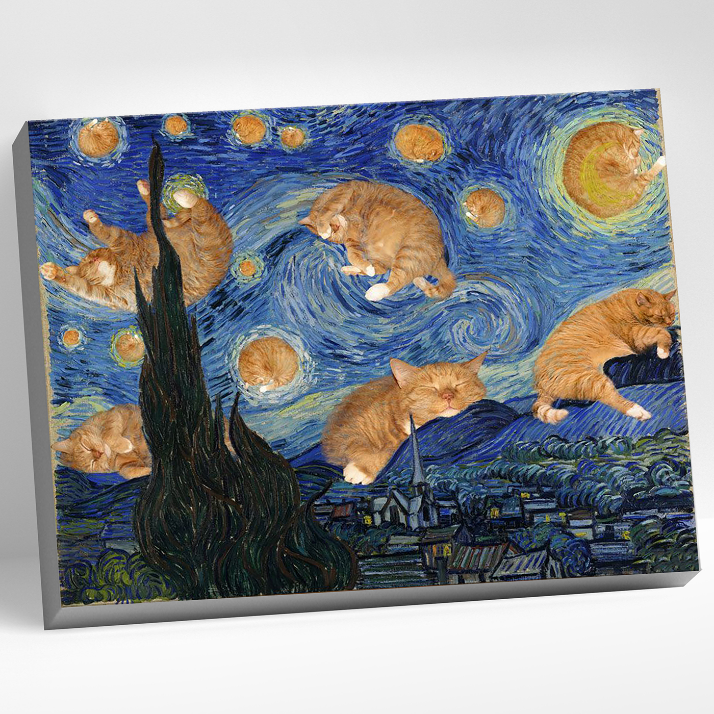 

Картина по номерам 40х50см Пушистая ночь