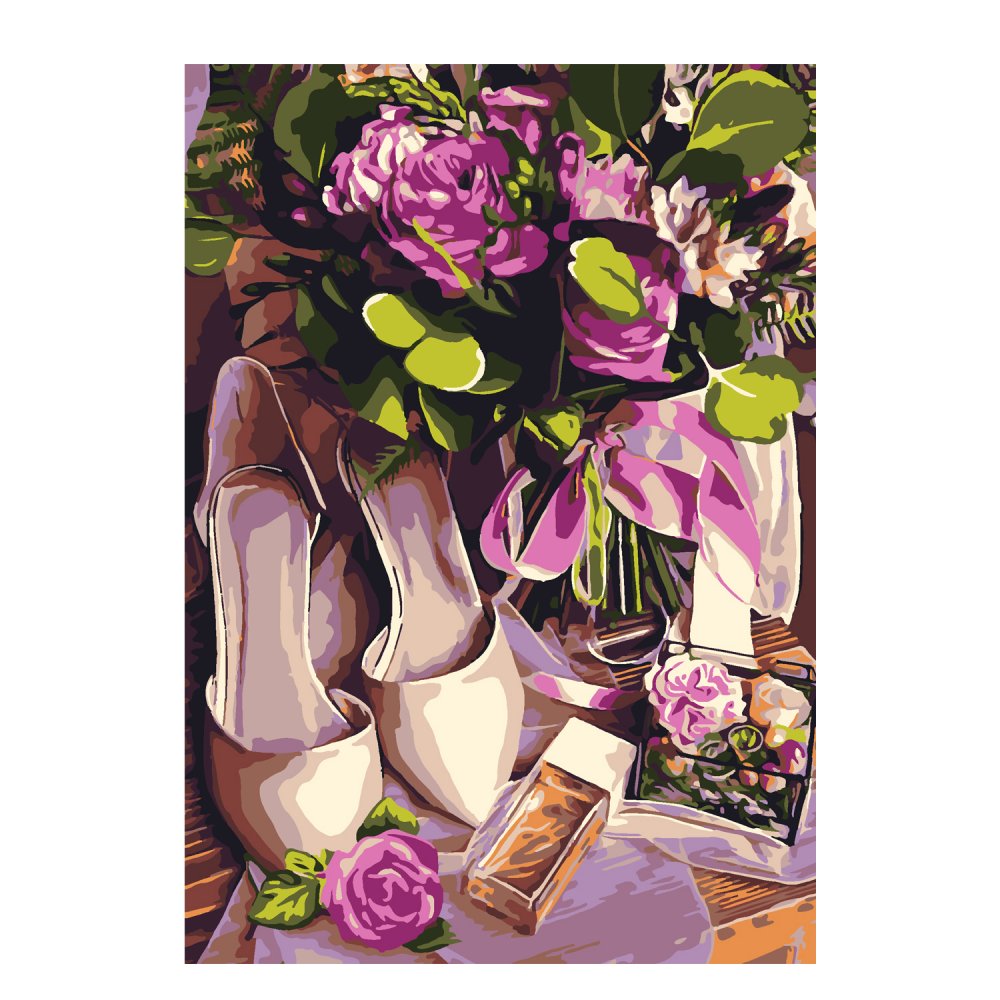 

Картина по номерам 20х28,5см на картоне Свидание