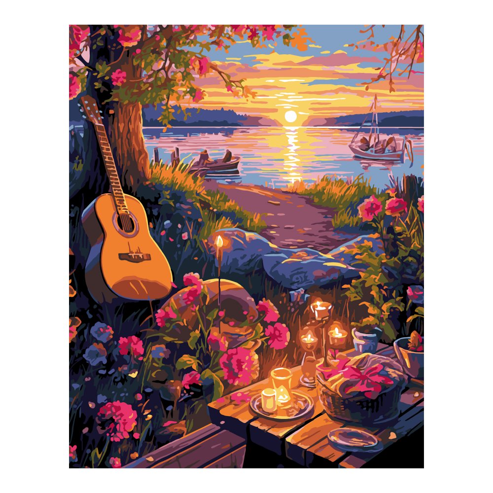 

Картина по номерам 40х50см на картоне В походе