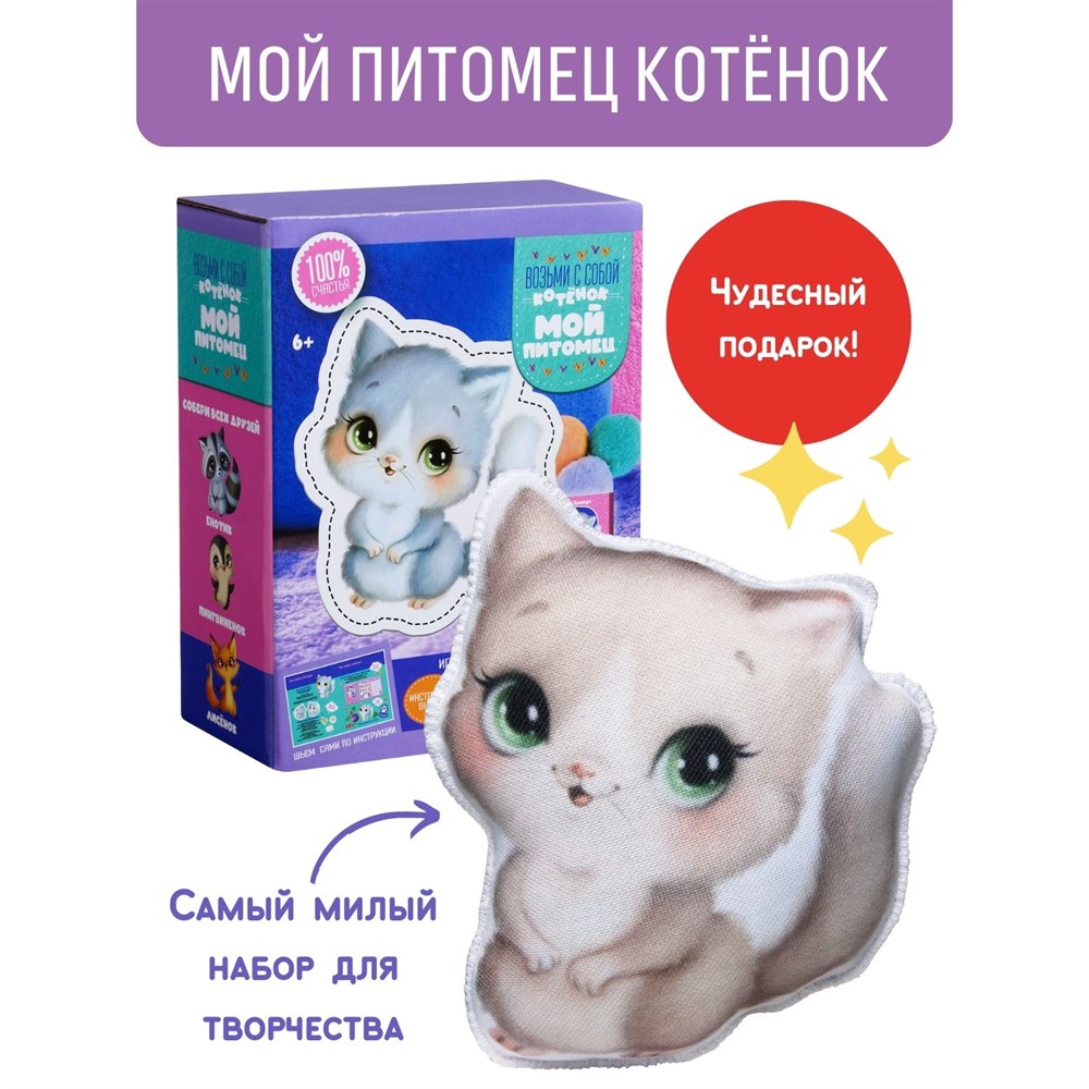 

Набор для творчества Мой питомец Котик
