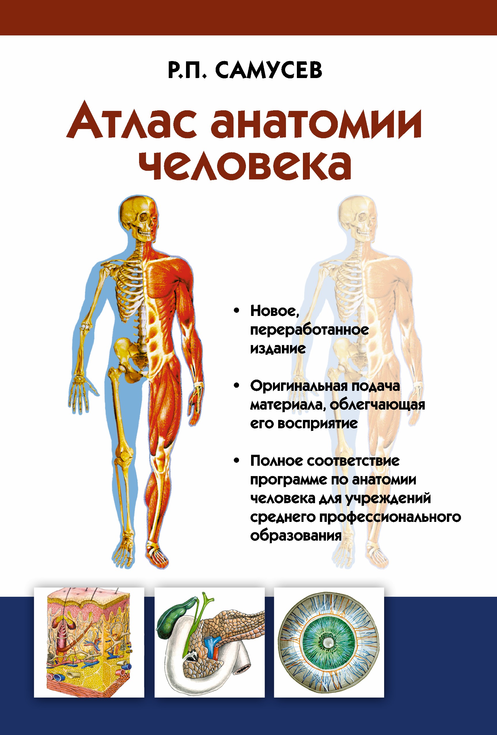 

Атлас анатомии человека. Учебное пособие для студентов СПО