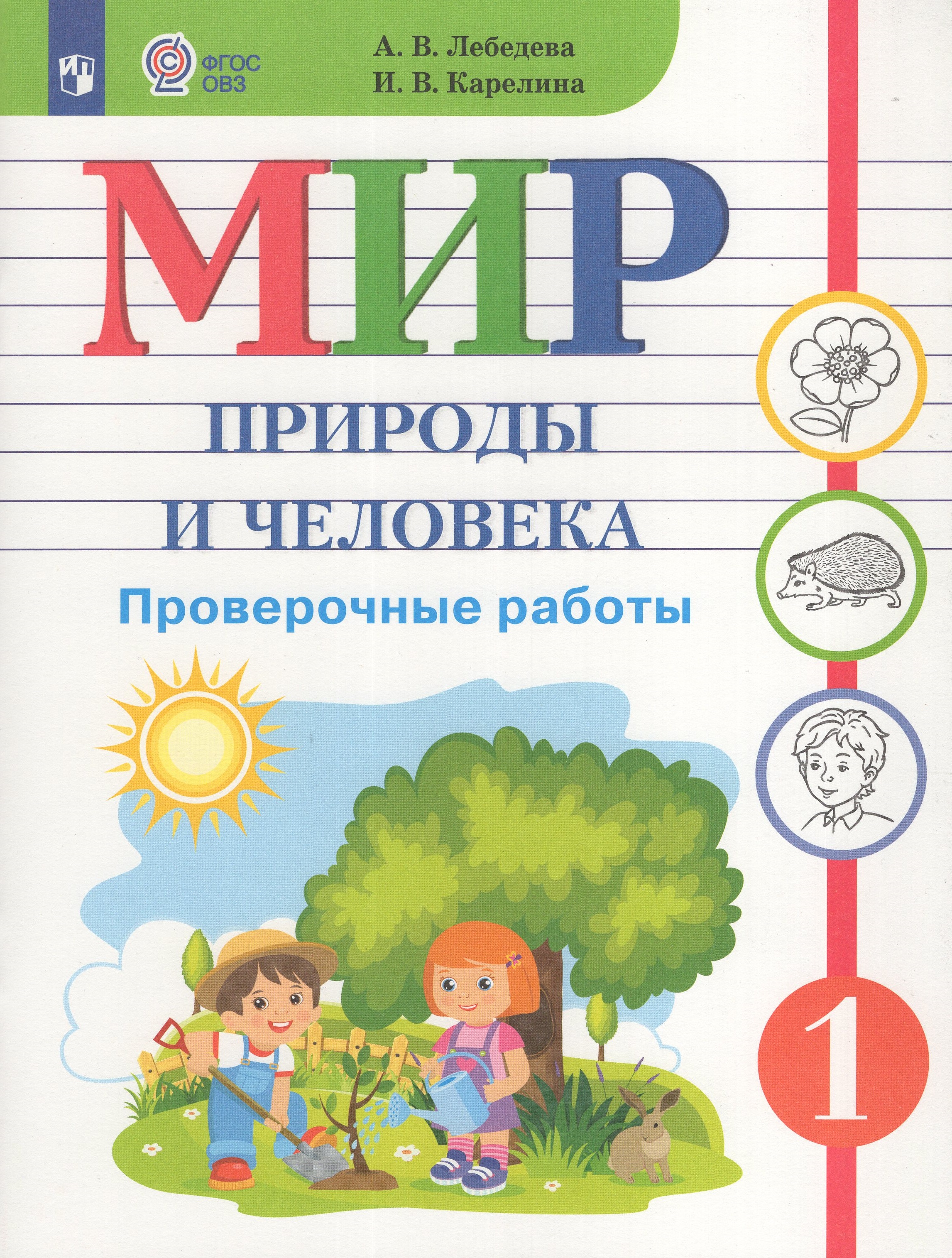 

Мир природы и человека. 1 класс. Проверочные работы для общеобразовательных организаций, реализующих адаптированные основные общеобразовательные программы