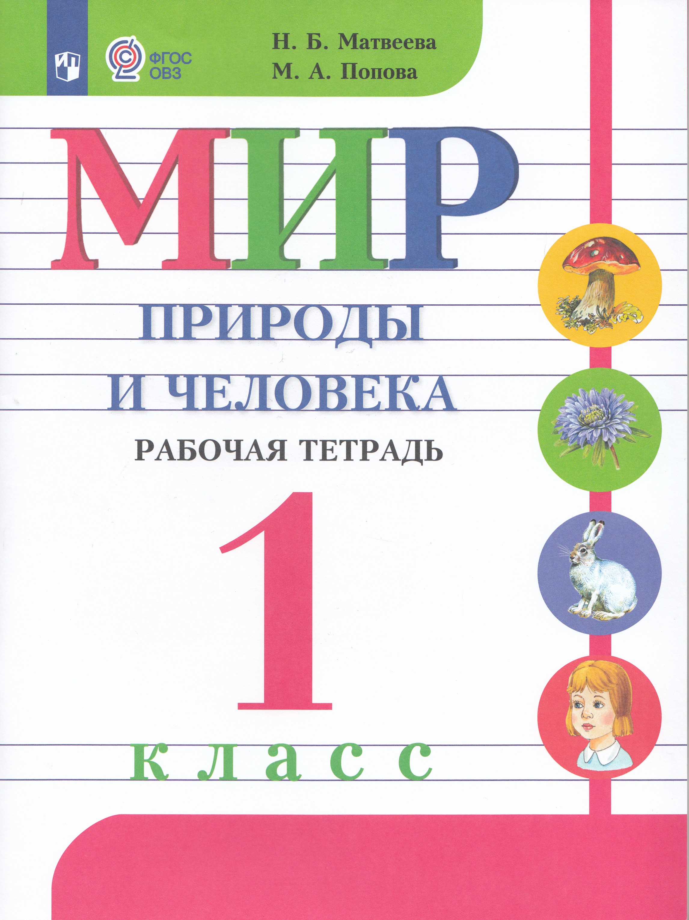 

Мир природы и человека. 1 класс. Рабочая тетрадь (для обучающихся с интеллектуальными нарушениями)