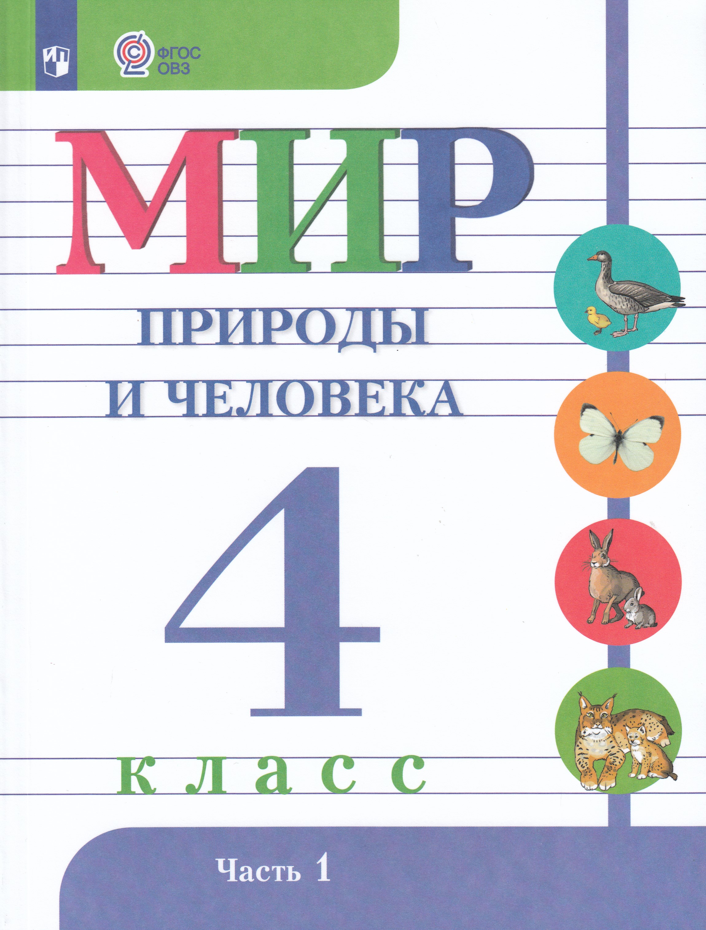 

Мир природы и человека. 4 класс. Часть 1. Учебник для общеобразовательных организаций, реализующих адаптированные основные общеобразовательные программы