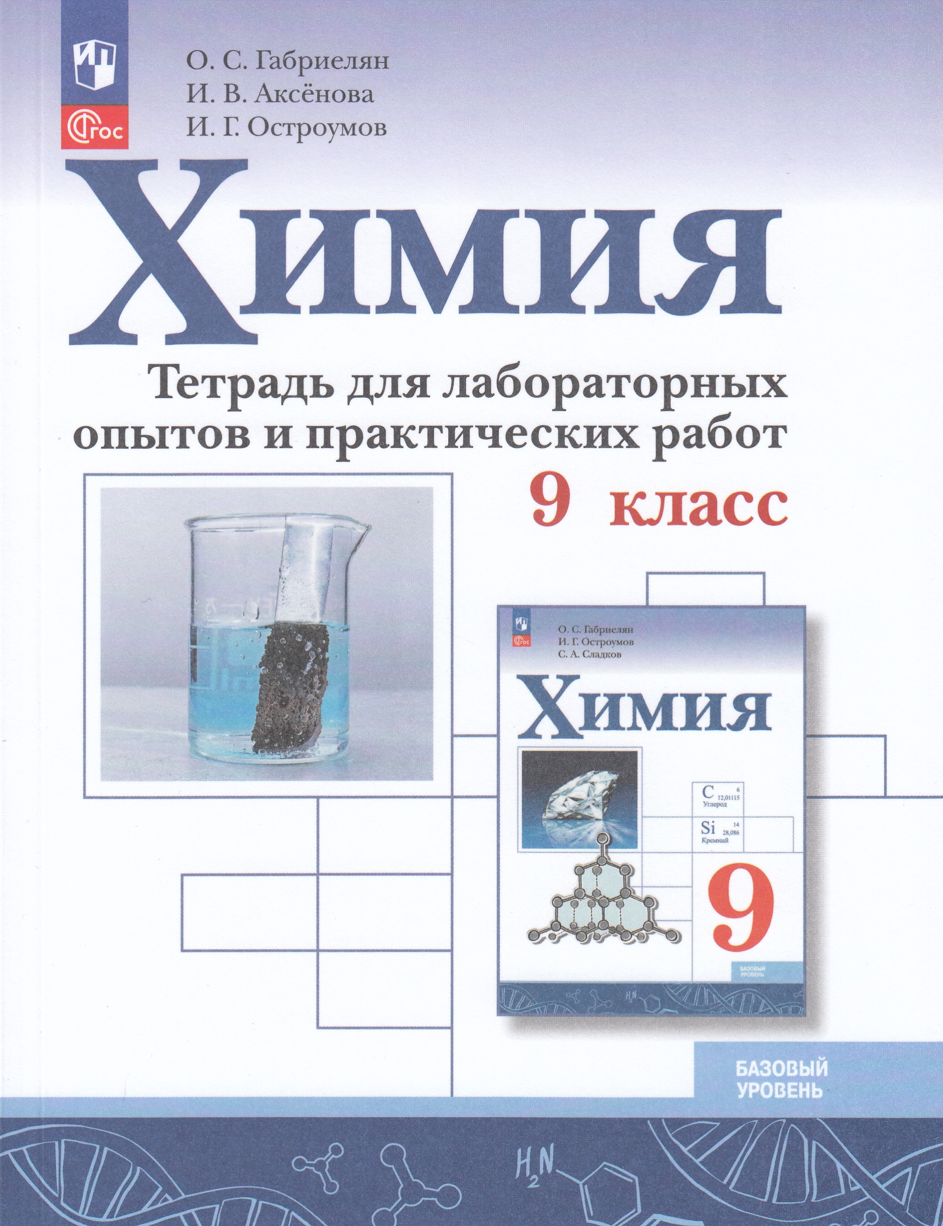 

Химия. 9 класс. Базовый уровень. Тетрадь для лабораторных опытов и практических работ