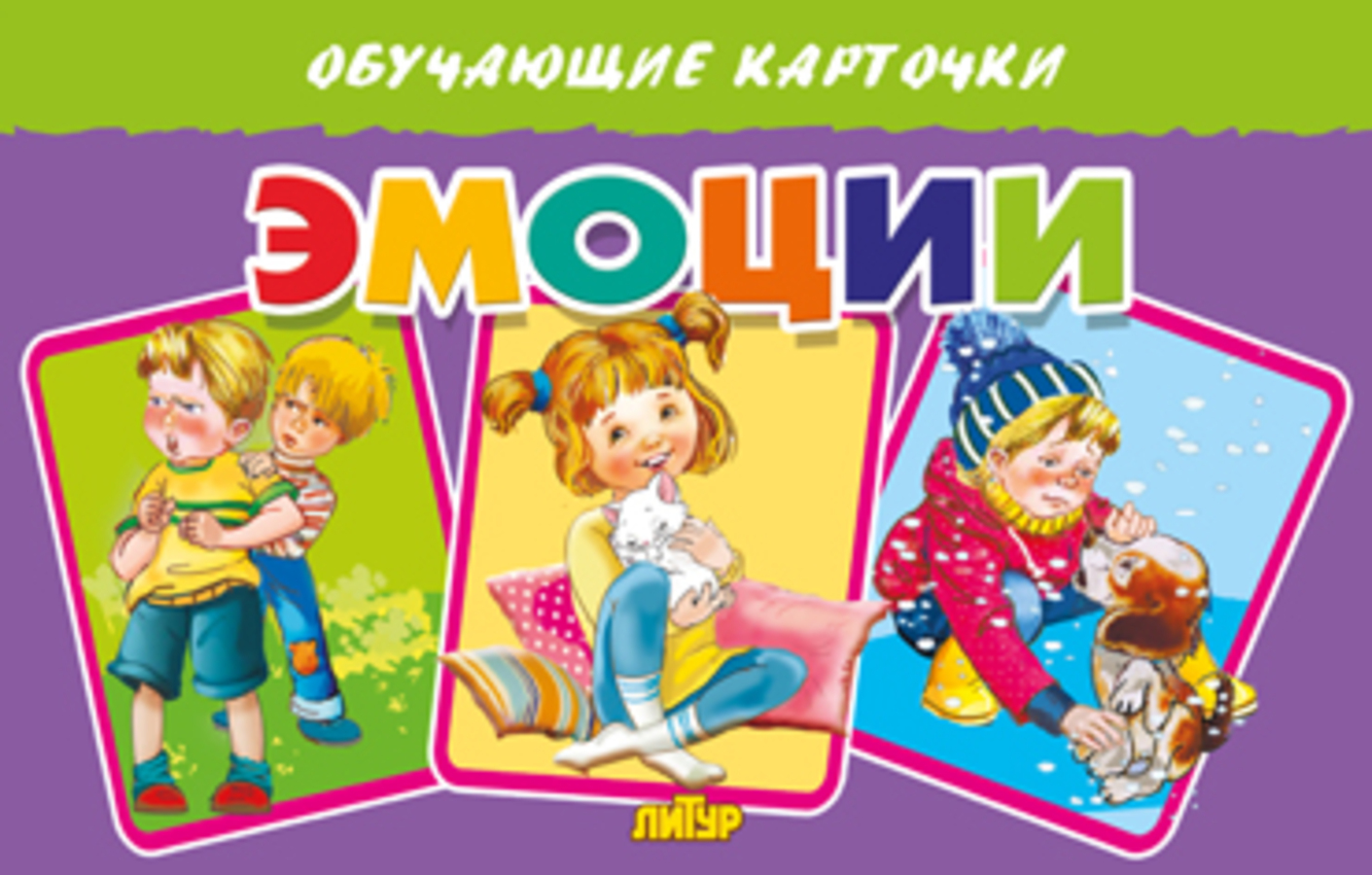 

Карточки обучающие Эмоции 120х190мм