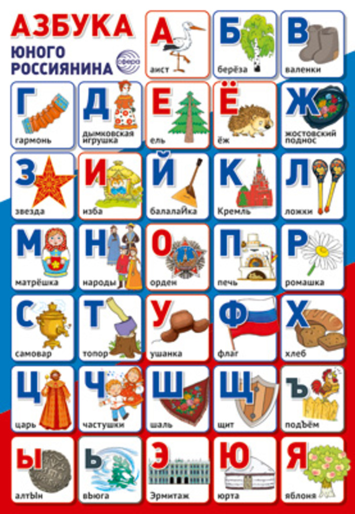 

Плакат А3 Азбука юного россиянина