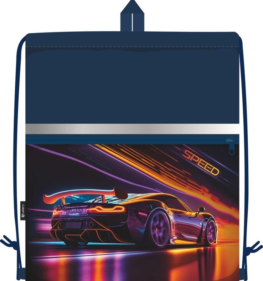 Сумка для обуви 1отд Скорость 41х48см светоотрполоса ручка-петля Lamark SB0011-17 муж 375₽