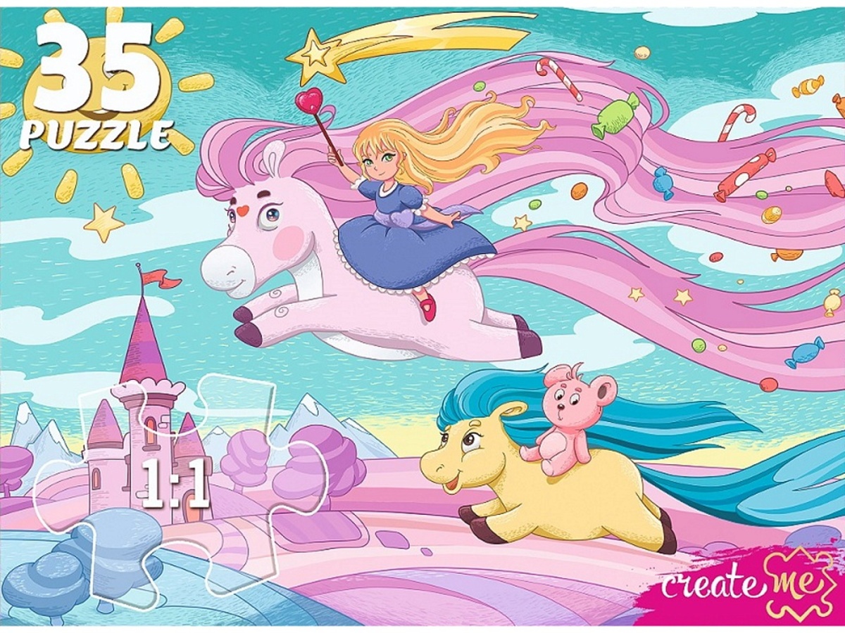 

Пазлы 35 элементов Пони №8 РЫЖИЙ КОТ П35-2002